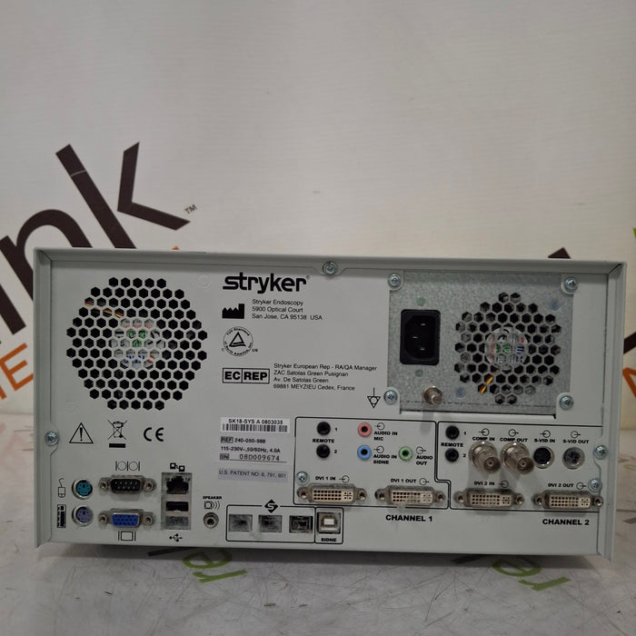 Stryker Stryker 240-050-988 SDC Ultra HD Information System Rigid Endoscopy reLink Medical