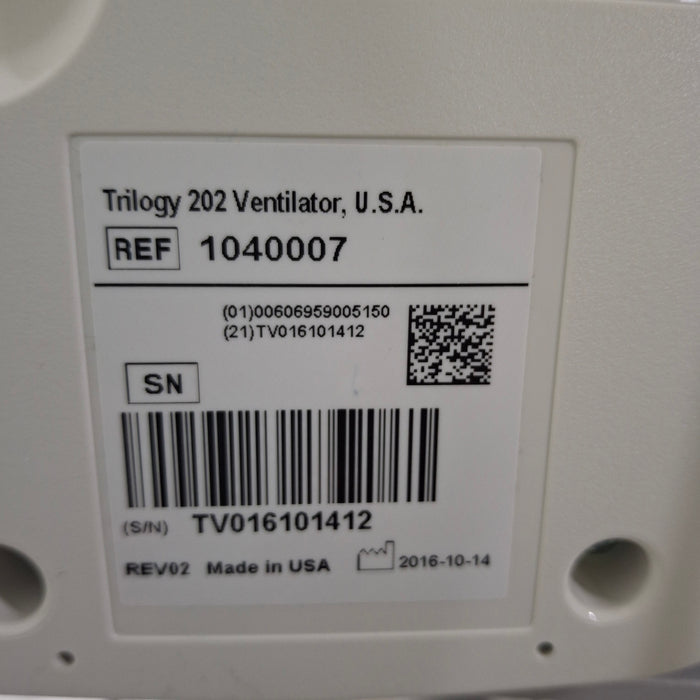 Respironics Respironics Trilogy 202 Ventilator Respiratory reLink Medical
