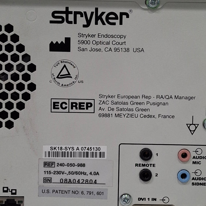 Stryker Stryker 240-050-988 SDC Ultra HD Information System Rigid Endoscopy reLink Medical