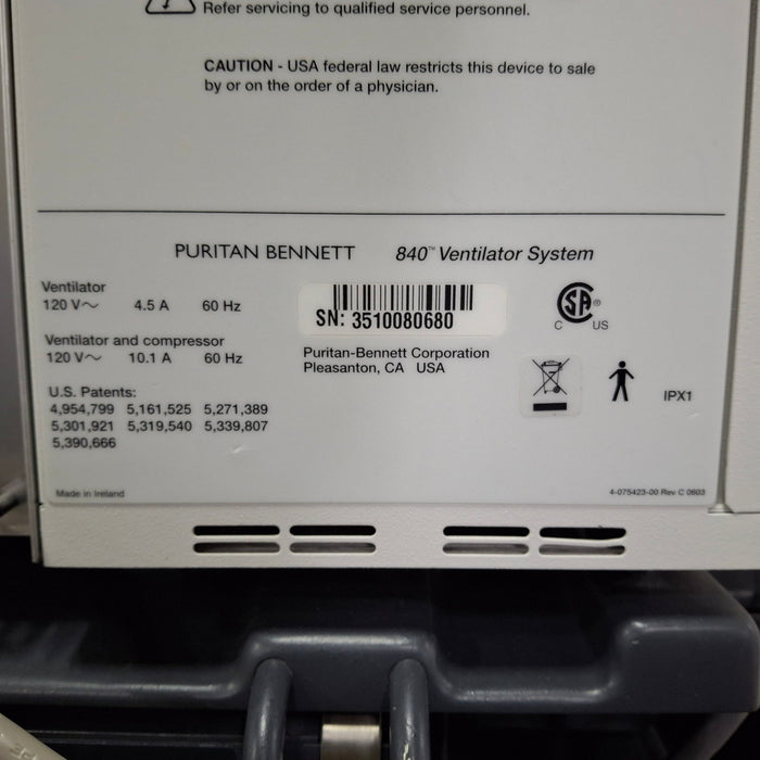 Puritan Bennett Puritan Bennett 840 Ventilator Respiratory reLink Medical