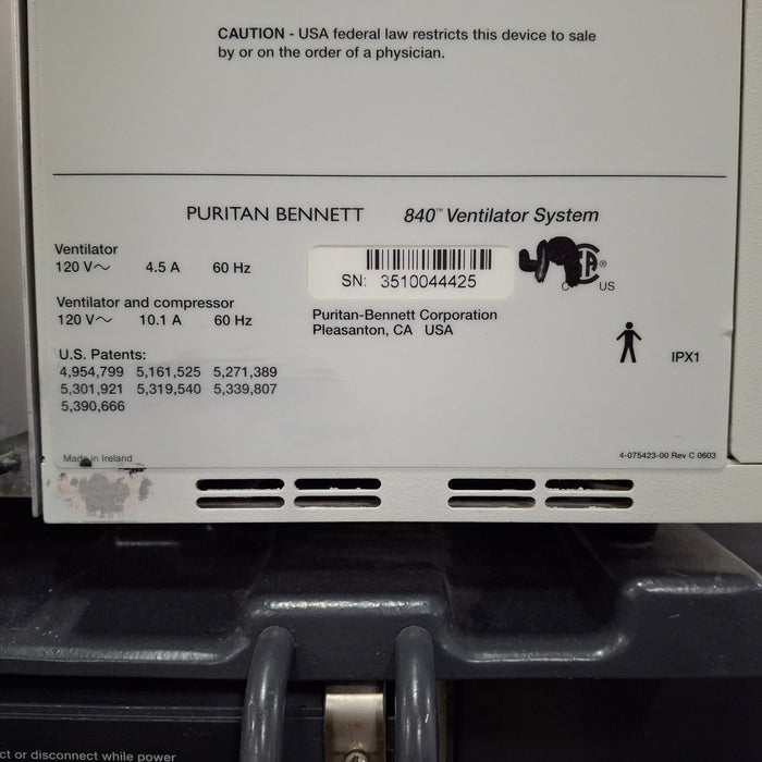 Puritan Bennett Puritan Bennett 840 Ventilator Respiratory reLink Medical