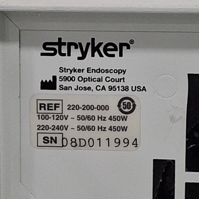 Stryker X8000 Light Source