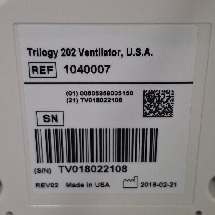 Respironics Trilogy 202 Ventilator