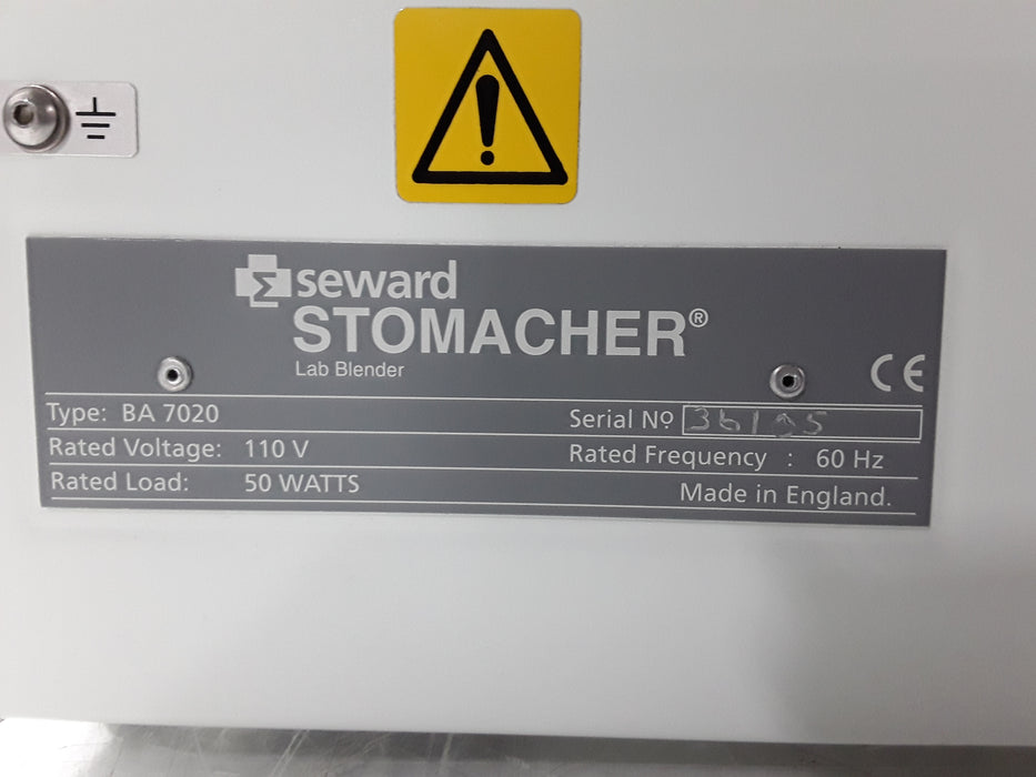 Seward Stomacher 80 Biomaster Paddle Mixer Blender