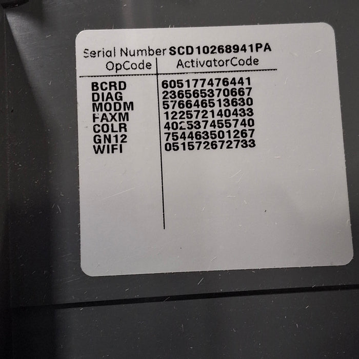 GE Healthcare MAC 5500 ECG without CAM Module