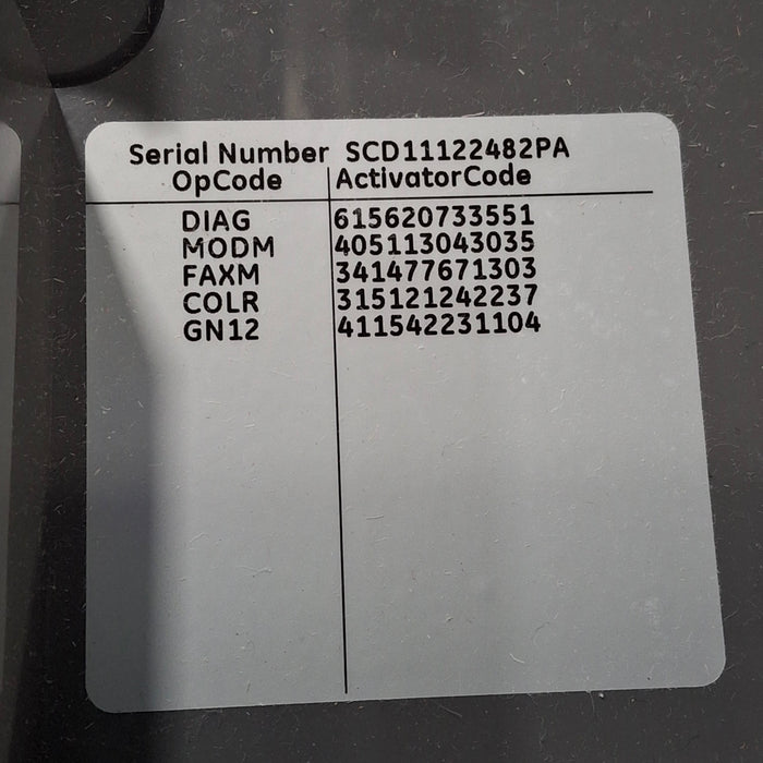 GE Healthcare GE Healthcare MAC 5500 ECG without CAM Module Cardiology reLink Online