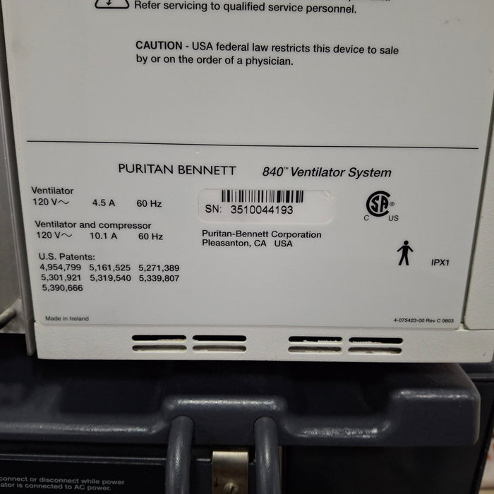 Puritan Bennett Puritan Bennett 840 Ventilator Respiratory reLink Medical