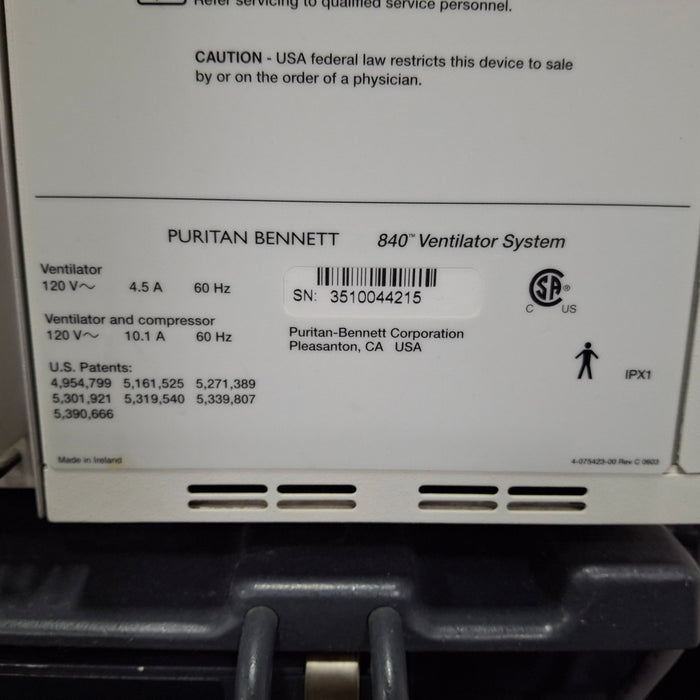 Puritan Bennett Puritan Bennett 840 Ventilator Respiratory reLink Medical