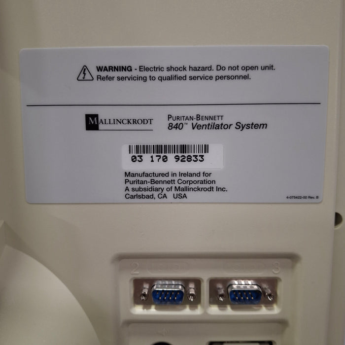 Puritan Bennett Puritan Bennett 840 Ventilator Respiratory reLink Medical