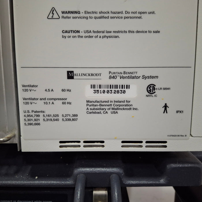 Puritan Bennett 840 Ventilator
