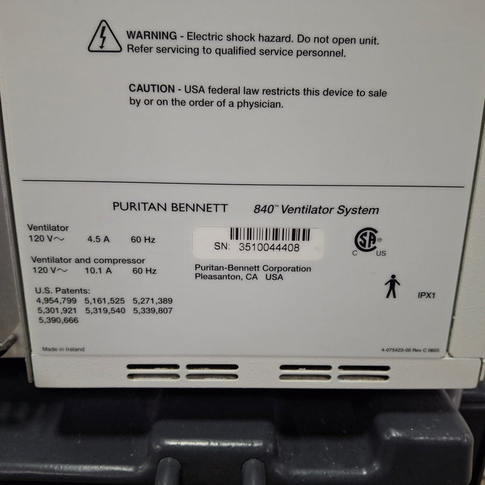 Puritan Bennett Puritan Bennett 840 Ventilator Respiratory reLink Medical
