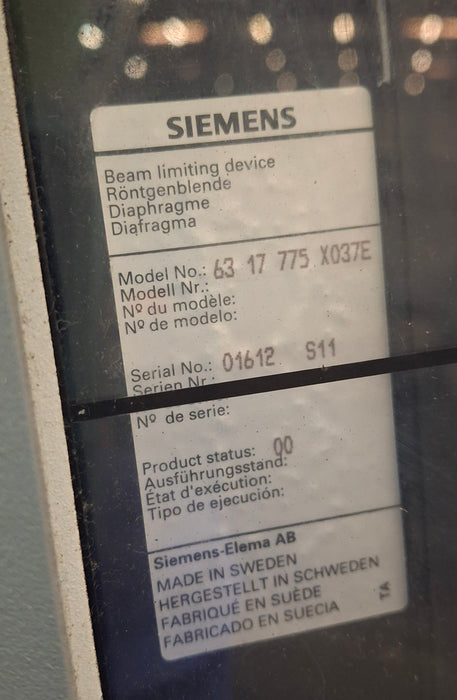 Siemens Siemens Mobilett Plus M Portable X Ray X-Ray Equipment reLink Medical