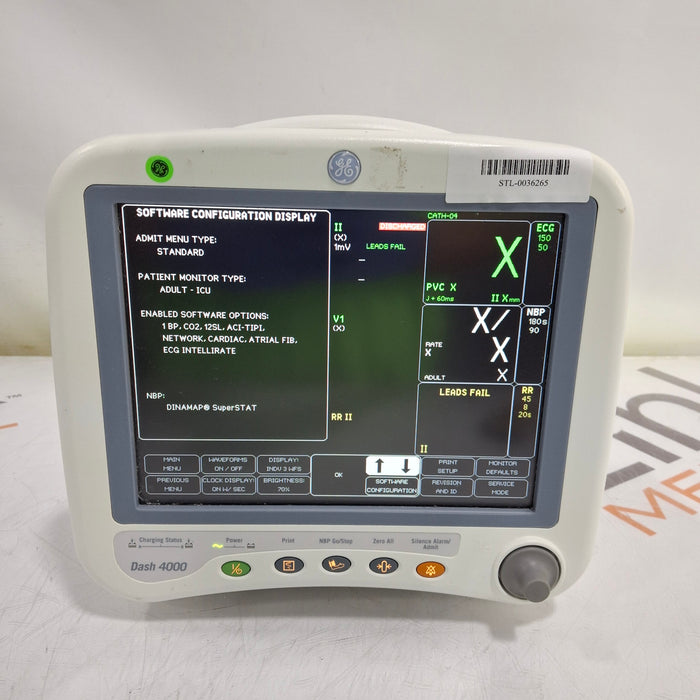 GE Healthcare GE Healthcare Dash 4000 - Masimo SpO2 Patient Monitor Patient Monitors reLink Medical