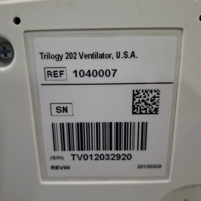 Respironics Respironics Trilogy 202 Ventilator Respiratory reLink Medical