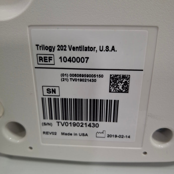 Respironics Respironics Trilogy 202 Ventilator Respiratory reLink Medical