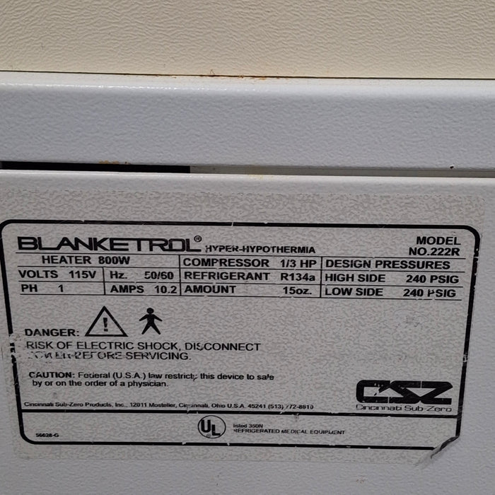 Cincinnati Sub-Zero CSZ Blanketrol II Hyper/Hyporthermia Unit