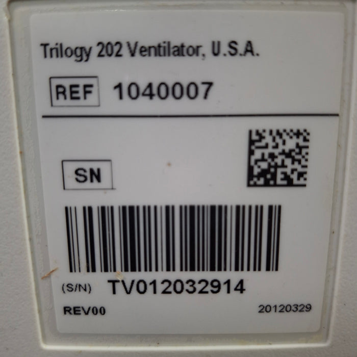 Respironics Respironics Trilogy 202 Ventilator Respiratory reLink Medical