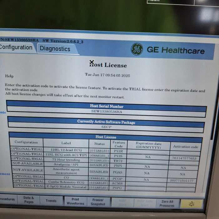 GE Healthcare GE Healthcare Carescape B650 Emergency Care Patient Monitor Patient Monitors reLink Medical