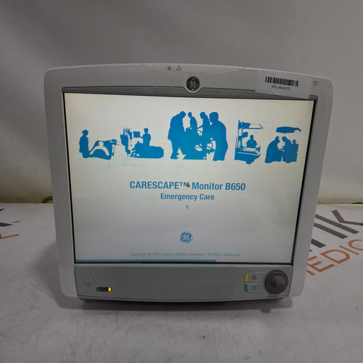 GE Healthcare GE Healthcare Carescape B650 Emergency Care Patient Monitor Patient Monitors reLink Medical