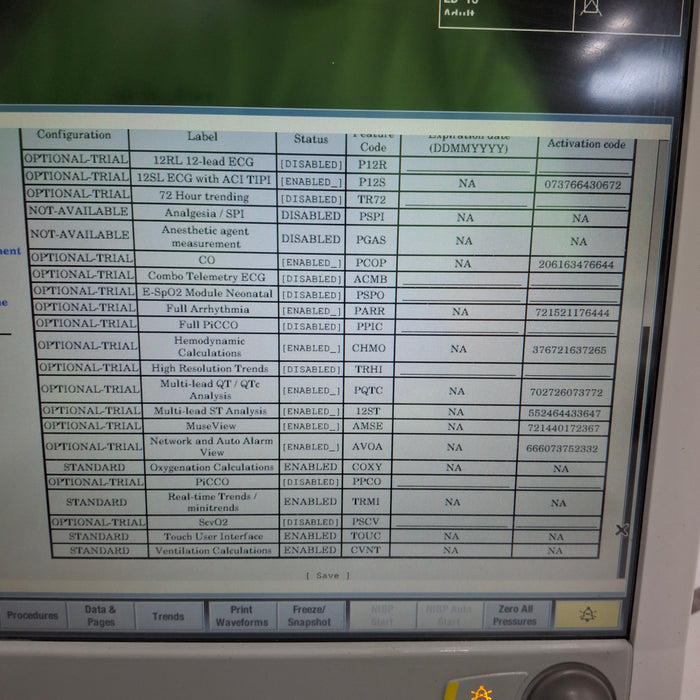 GE Healthcare Carescape B650 Emergency Care Patient Monitor