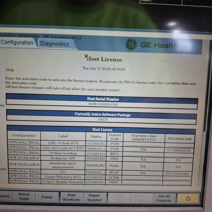 GE Healthcare GE Healthcare Carescape B650 Emergency Care Patient Monitor Patient Monitors reLink Medical