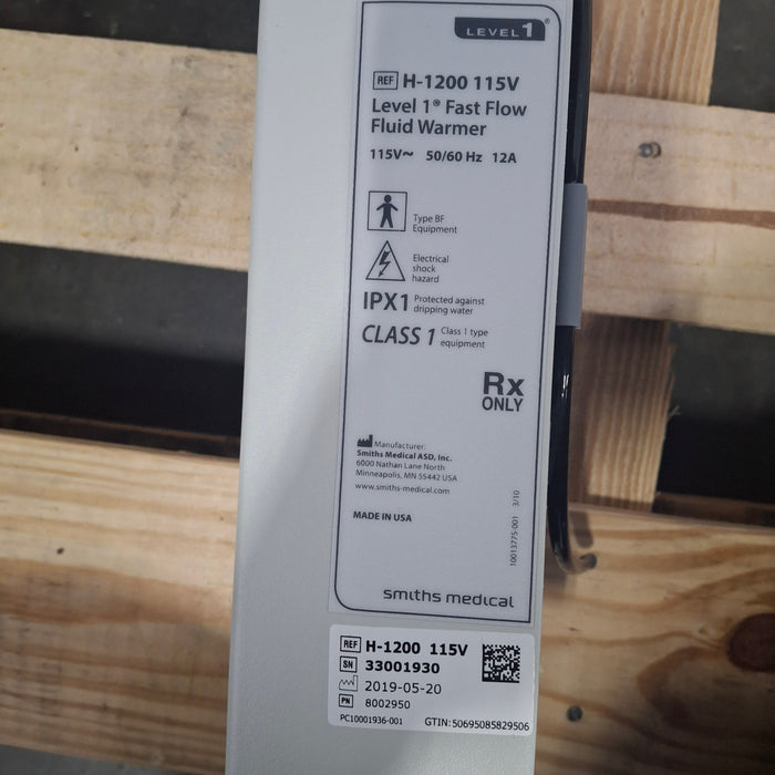 Level 1 Technologies Inc. Level 1 Technologies Inc. H-1200 Fluid Warmer Surgical Equipment reLink Medical