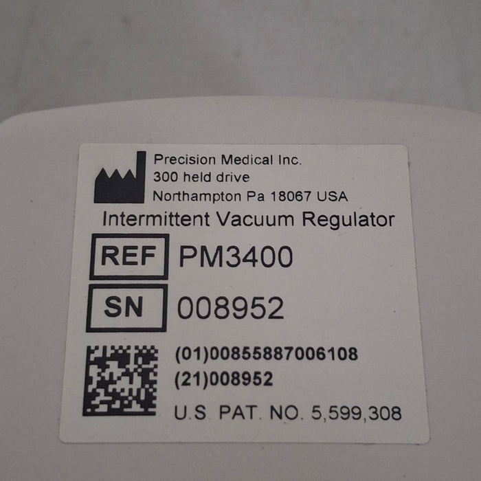 Precision Medical PM3400 Pediatric Continuous Intermittent Vacuum Regulator
