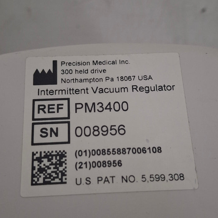Precision Medical PM3400 Pediatric Continuous Intermittent Vacuum Regulator
