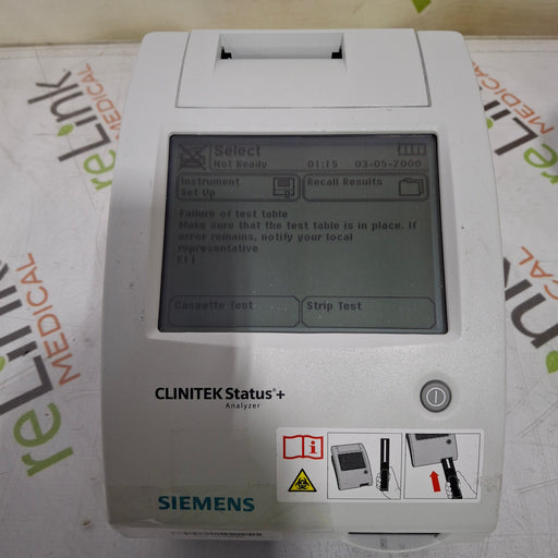 Siemens Siemens Clinitek Status + Urine Analyzer Clinical Lab reLink Medical