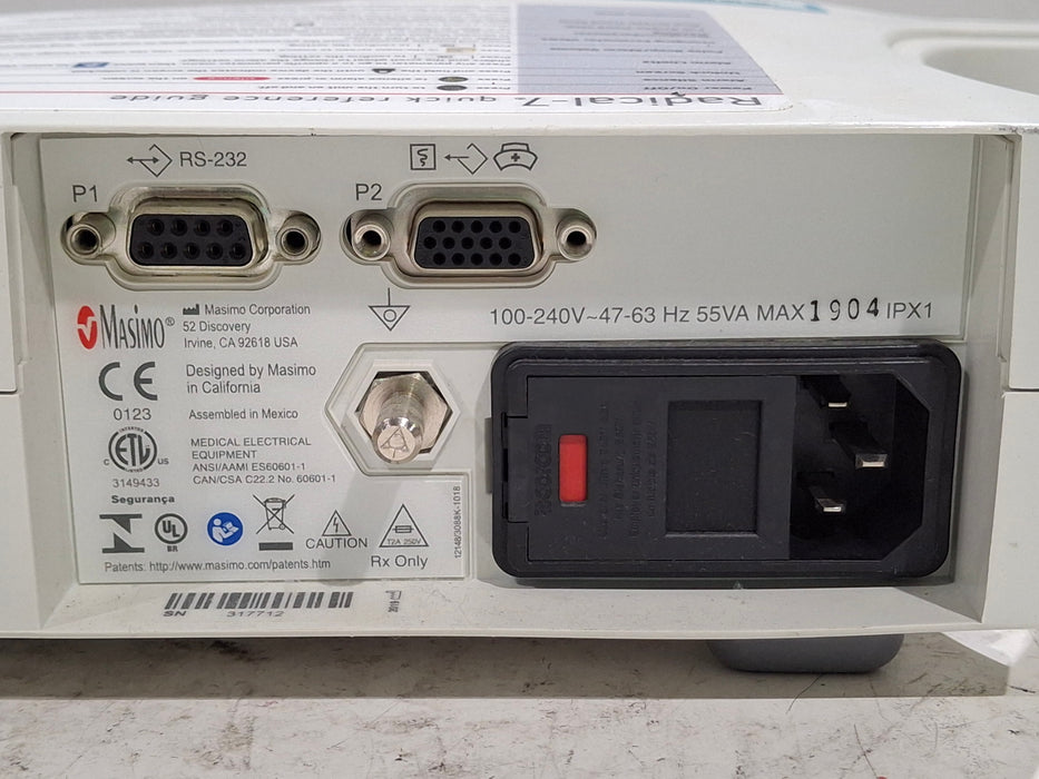 Masimo Masimo Radical Signal Extraction RDS-3 Docking Station Patient Monitors reLink Medical