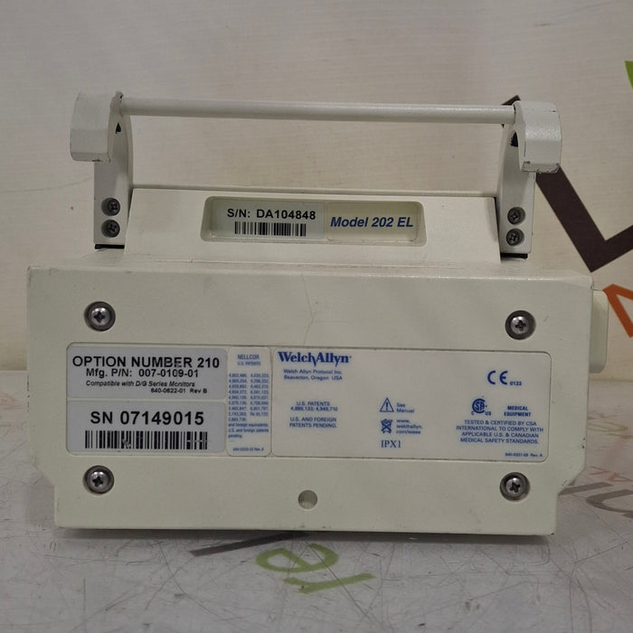 Welch Allyn Propaq Encore 202EL Patient Monitor