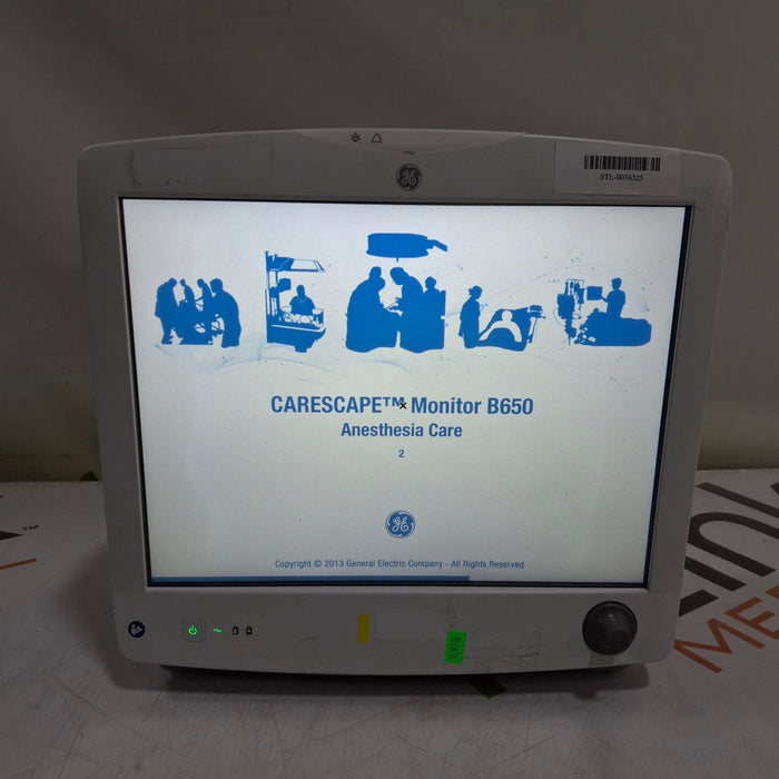 GE Healthcare Carescape B650 Anesthesia Care Patient Monitor