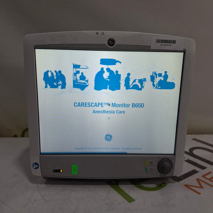 GE Healthcare Carescape B650 Anesthesia Care Patient Monitor