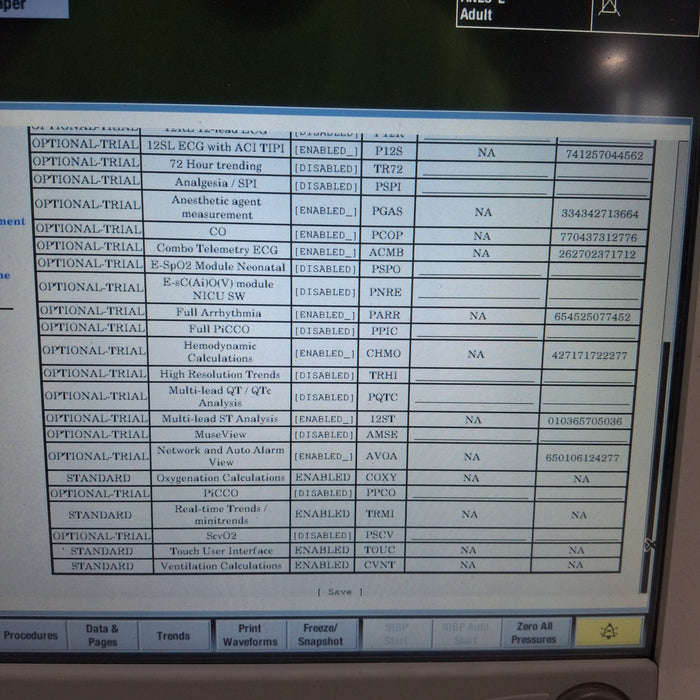 GE Healthcare Carescape B650 Anesthesia Care Patient Monitor