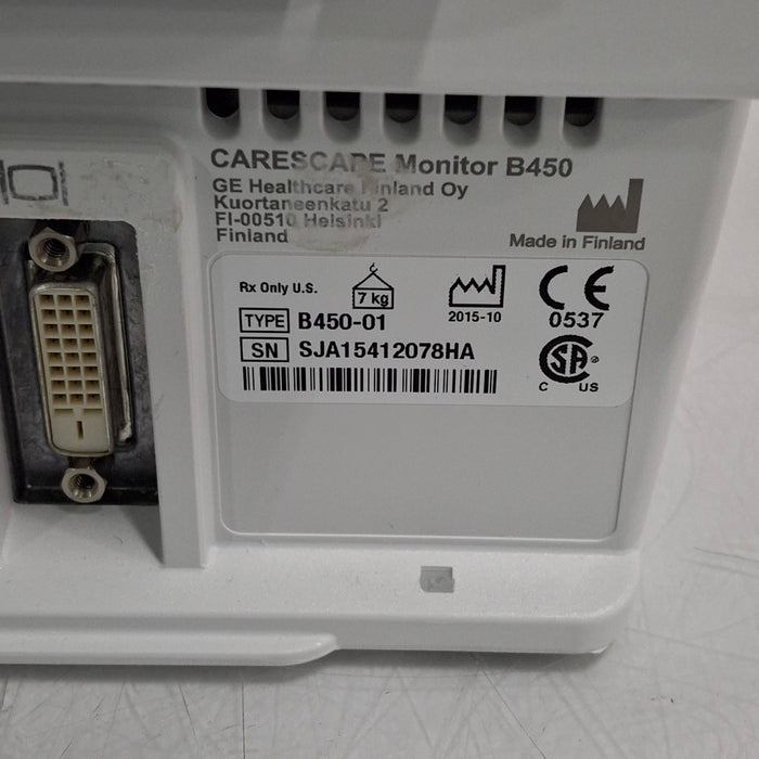GE Healthcare GE Healthcare Carescape B450 Patient Monitor Patient Monitors reLink Medical