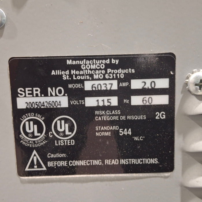 Gomco 6036 Constant & Intermittent Pump