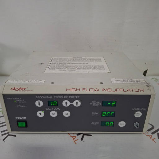 Stryker Stryker 620-030-200 16L High Flow Insufflator Rigid Endoscopy reLink Medical