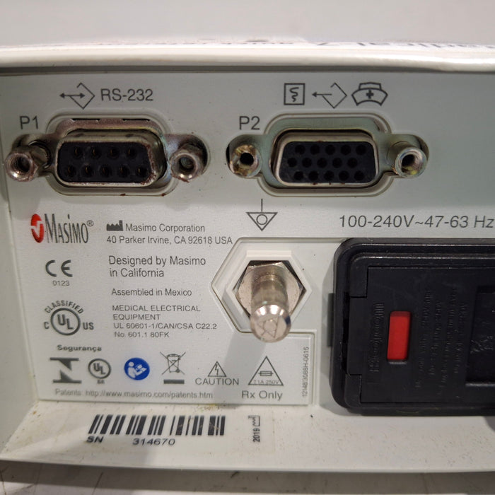 Masimo Masimo Radical Signal Extraction RDS-3 Docking Station Patient Monitors reLink Medical