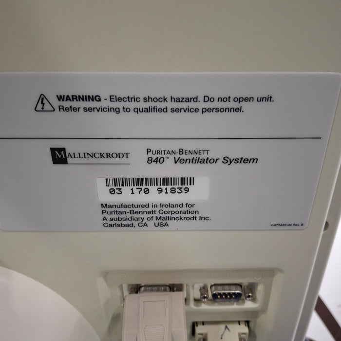 Puritan Bennett Puritan Bennett 840 Ventilator Respiratory reLink Medical