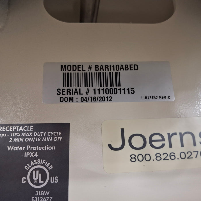 Joerns Healthcare Joerns Healthcare Bari10A Bariatric Hospital Bed Beds & Stretchers reLink Medical