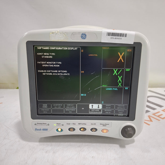 GE Healthcare GE Healthcare Dash 4000 - Masimo SpO2 Patient Monitor Patient Monitors reLink Medical