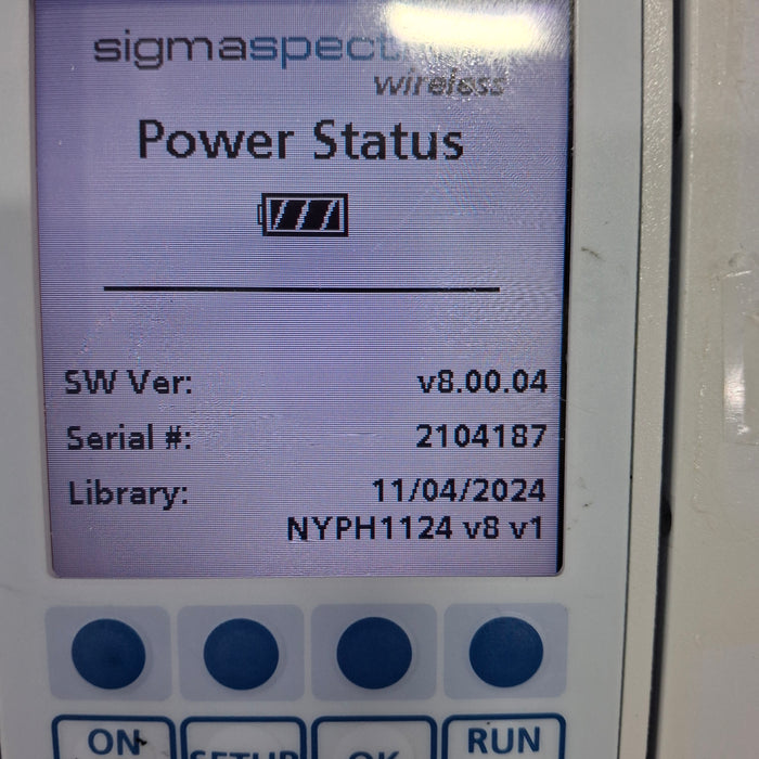 Baxter Baxter Sigma Spectrum 8.00.04 w/o Battery Infusion Pump Infusion Pump reLink Medical