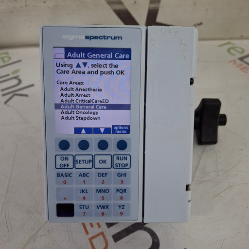 Baxter Baxter Sigma Spectrum 8.00.03 w/o Battery Infusion Pump Infusion Pump reLink Medical