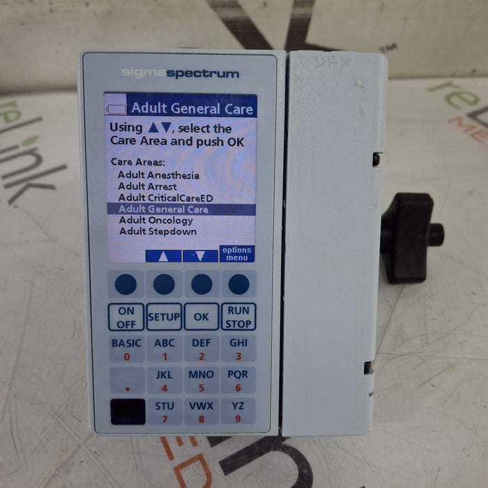 Baxter Baxter Sigma Spectrum 8.00.03 w/o Battery Infusion Pump Infusion Pump reLink Medical