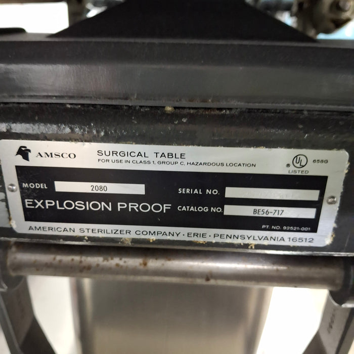 Amsco Amsco 2080 Surgical Table Surgical Tables reLink Medical