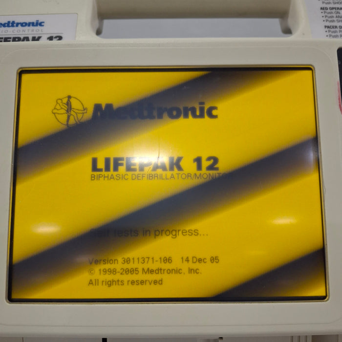 Physio-Control LifePak 12 3-Lead Defibrillator