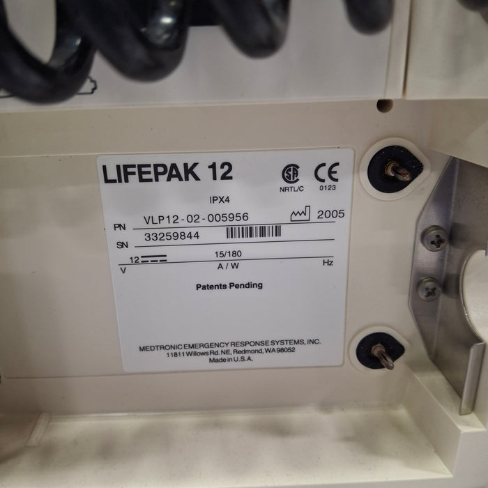 Physio-Control LifePak 12 3-Lead Defibrillator