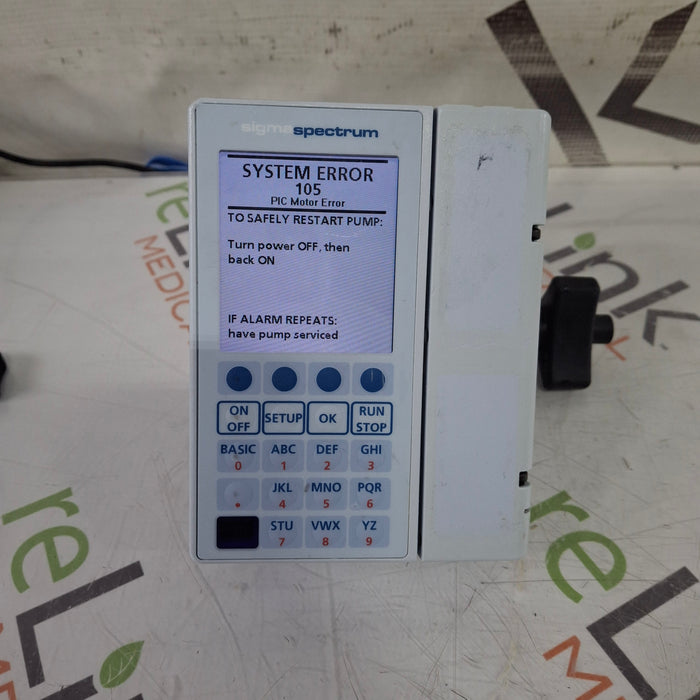 Baxter Baxter Sigma Spectrum 8.00.05 w/o Battery Infusion Pump Infusion Pump reLink Medical