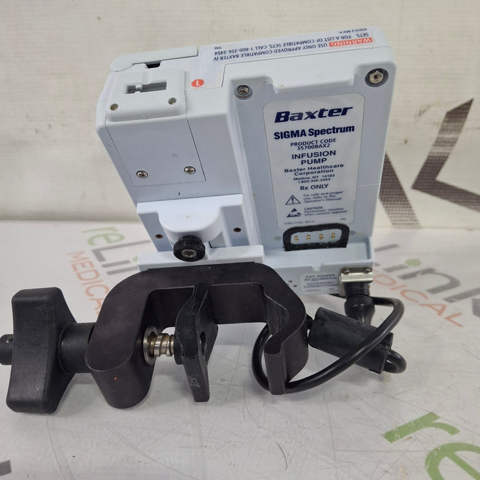 Baxter Baxter Sigma Spectrum 8.00.05 w/o Battery Infusion Pump Infusion Pump reLink Medical