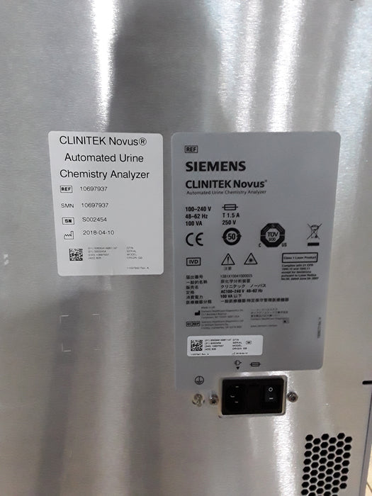 Siemens Siemens CLINITEK Novus Urine Analyzer Clinical Lab reLink Medical
